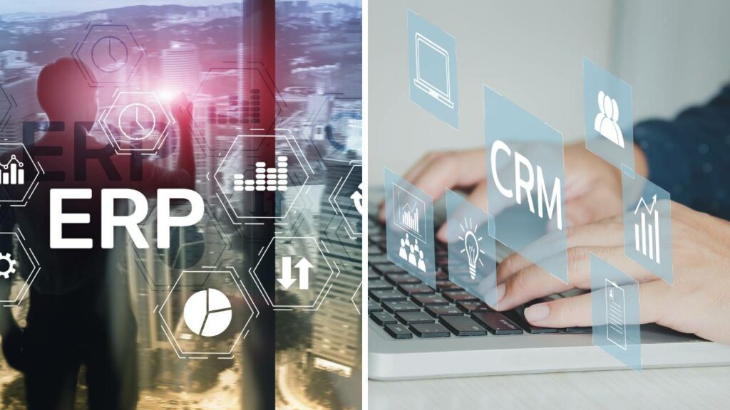 Diferença do ERP e CRM.