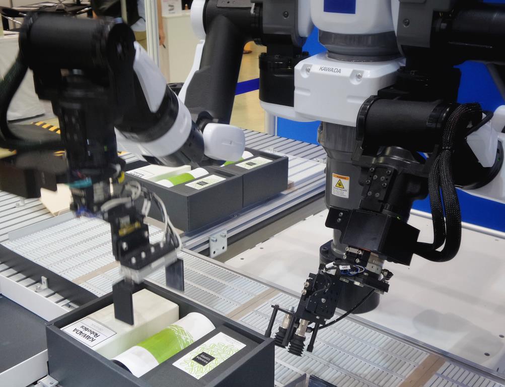 máquinas de indústrias automatizadas da indústria 5.0
