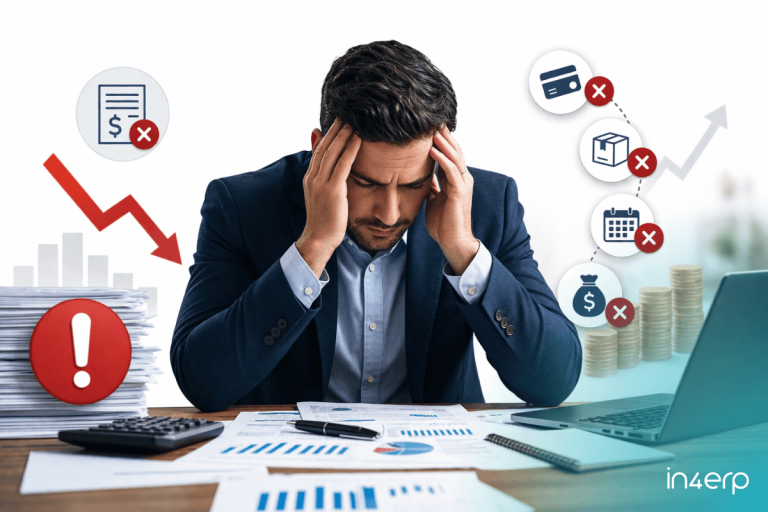 Os 5 erros financeiros que fazem empresas quebrarem mesmo vendendo bem
